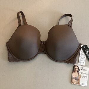 Paramour T-Shirt Full figure Bra, Size 38DDD